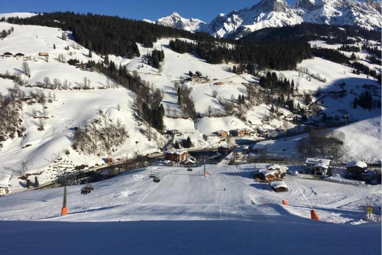 Appartement Mit Balkon Und Hallenbad Maria Alm am Steinernen Meer Buitenkant foto